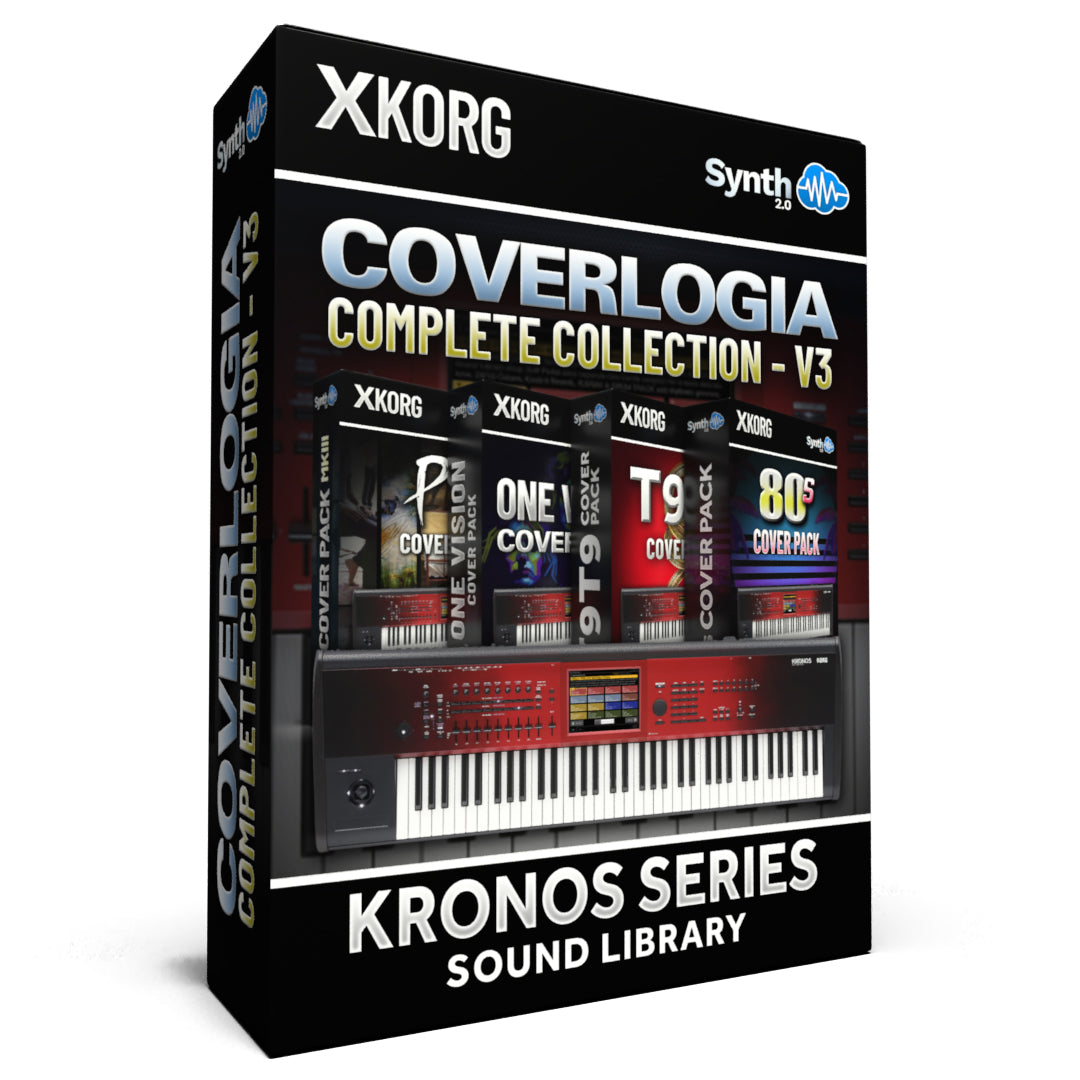 SCL176 - ( Bundle ) - CoverLogia - Complete Cover Collection V3 + 63 Sounds - Making History Vol.1 - Korg Kronos