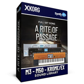 STZ040 - Full set "A RITE OF PASSAGE" - KORG M3 / M50 / Krome / Krome Ex