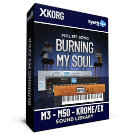 STZ038 - Full set "BURNING MY SOUL" - KORG M3 / M50 / Krome / Krome Ex