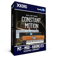 STZ037 - Full set "CONSTANT MOTION" - KORG M3 / M50 / Krome / Krome Ex