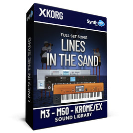 STZ029 - Full set "LINES IN THE SAND" - KORG M3 / M50 / Krome / Krome Ex
