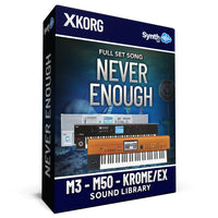 STZ027 - Full set "NEVER ENOUGH" - KORG M3 / M50 / Krome / Krome Ex