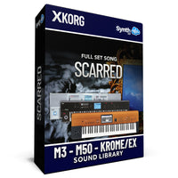 STZ022 - Full set "SCARRED" - KORG M3 / M50 / Krome / Krome Ex