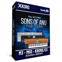 STZ001 - Full set "SONS OF ANU (THE FURY)" - KORG M3 / M50 / Krome / Krome Ex