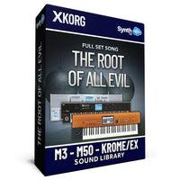 STZ014 - Full set "THE ROOT OF ALL EVIL" - KORG M3 / M50 / Krome / Krome Ex