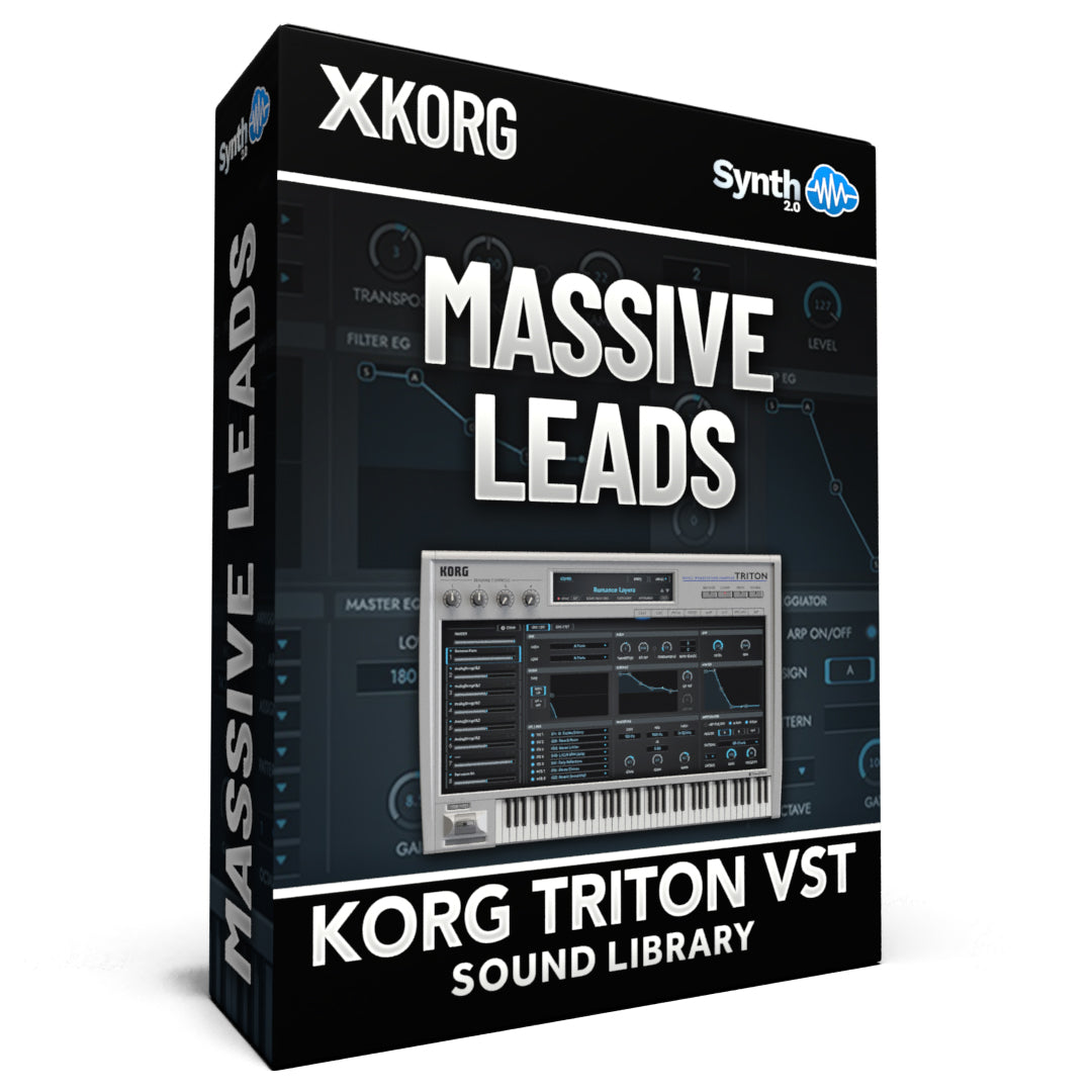 LDX224 - Massive Leads - Korg TRITON VST / TRITON EXTREME VST ( 24 presets )