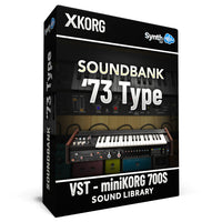 TPL006 - Soundbank Type73 - miniKORG 700S VST ( 64 presets )