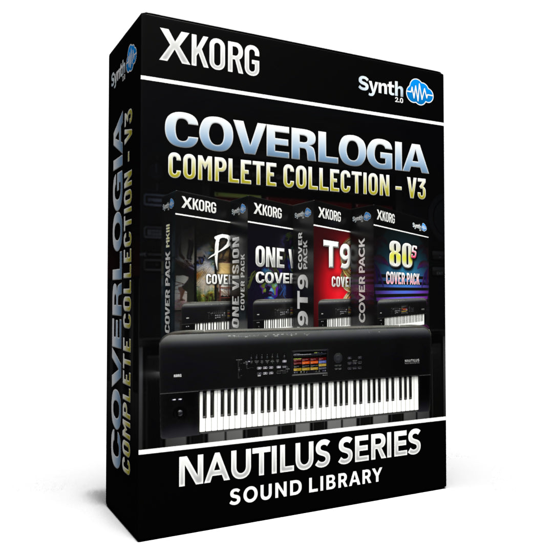SCL176 - ( Bundle ) - CoverLogia - Complete Cover Collection V3 + 63 Sounds - Making History Vol.1 - Korg Nautilus Series