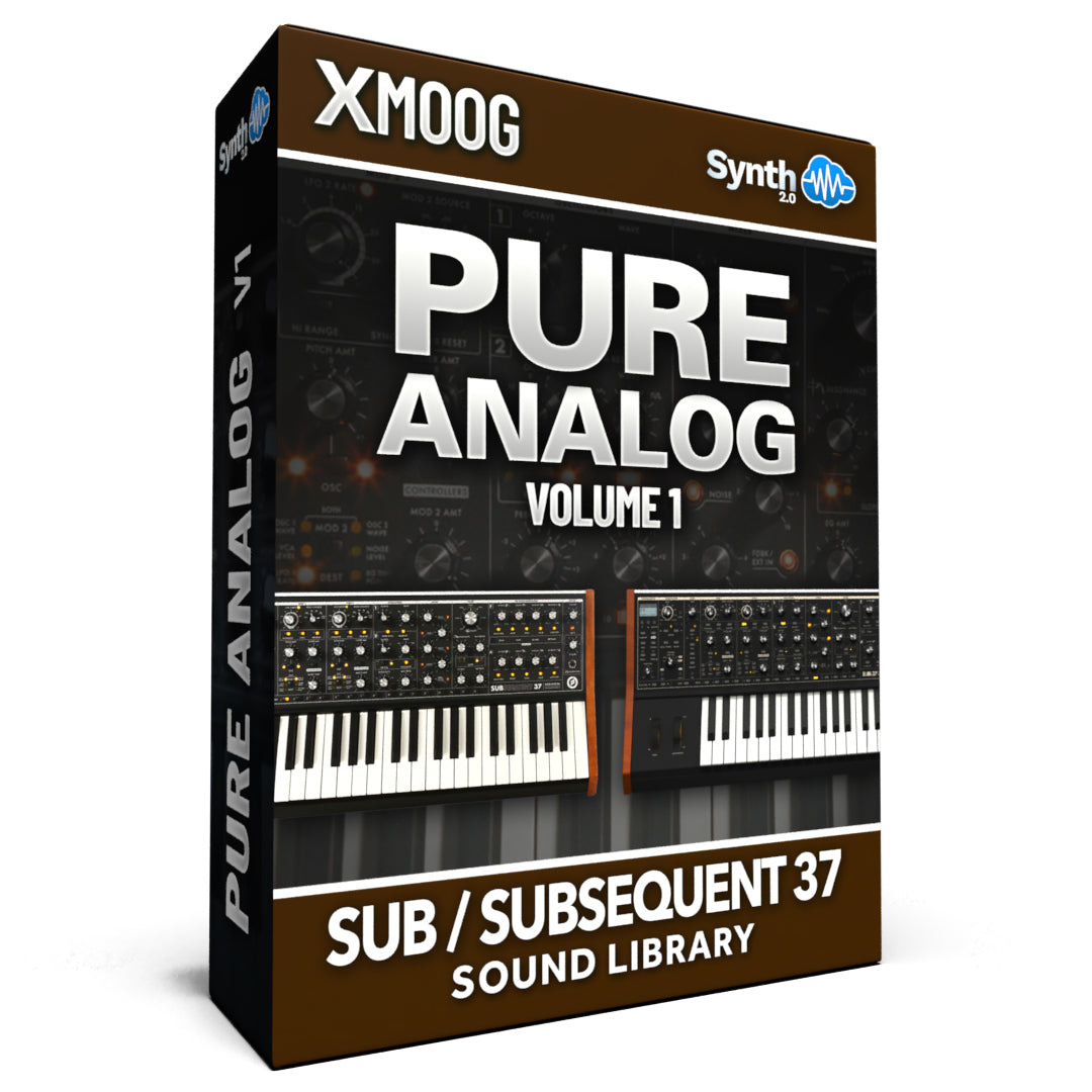 DVK021 Pure Analog Vol.1 Moog Sub 37 / Subsequent 37 Synthcloud di