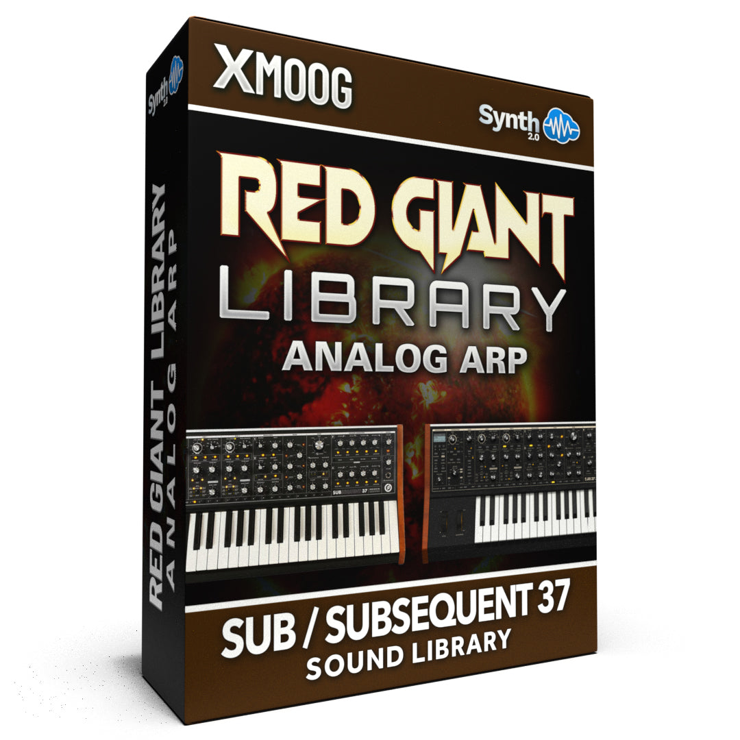 ASL036 - Red Giant Library - Analog Arp - Moog Sub 37 / Subsequent 37 ( 16 presets )