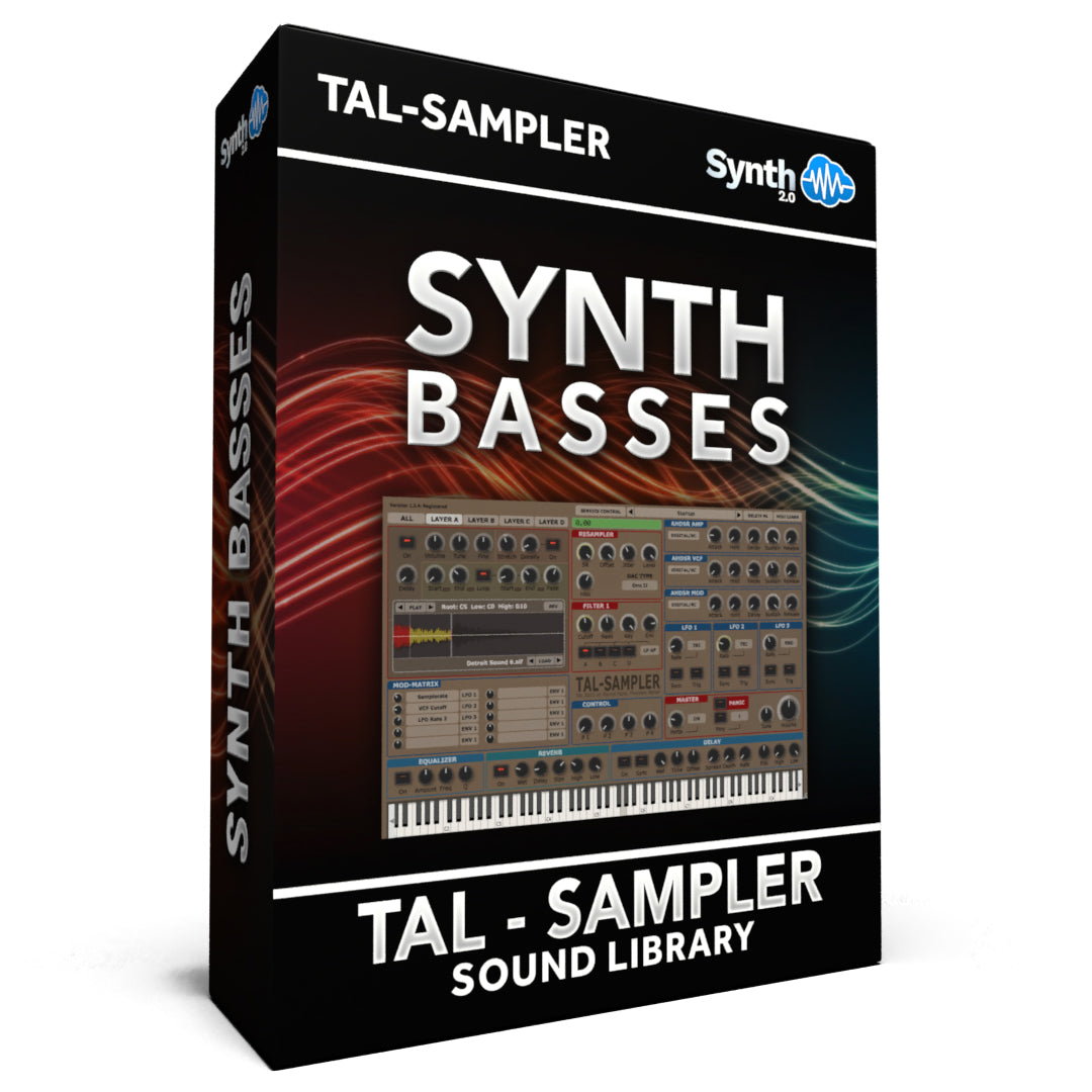 SCL386 - Synth Basses - TAL Sampler ( 128 presets )