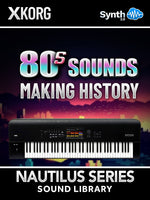 SCL408 - ( Bundle ) - 80s Sounds - Making History + 85 Sounds - Making History Vol.1 - Korg Nautilus