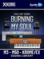 STZ038 - Full set "BURNING MY SOUL" - KORG M3 / M50 / Krome / Krome Ex