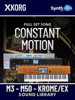 STZ037 - Full set "CONSTANT MOTION" - KORG M3 / M50 / Krome / Krome Ex