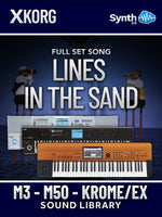 STZ029 - Full set "LINES IN THE SAND" - KORG M3 / M50 / Krome / Krome Ex