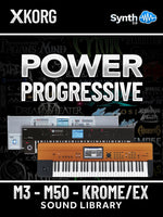 SCL010 - C.O.B. Covers + Power / Progressive Pack - KORG M3 / M50 / Krome / Krome Ex ( 35 presets )