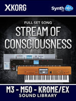 STZ021 - Full set "STREAM OF CONSCIOUSNESS" - KORG M3 / M50 / Krome / Krome Ex
