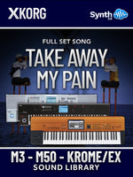 STZ019 - Full set "TAKE AWAY MY PAIN" - KORG M3 / M50 / Krome / Krome Ex