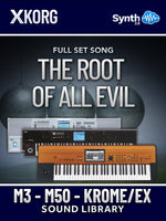 STZ014 - Full set "THE ROOT OF ALL EVIL" - KORG M3 / M50 / Krome / Krome Ex