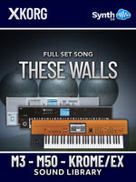 STZ012 - Full set "THESE WALLS" - KORG M3 / M50 / Krome / Krome Ex