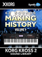 SCL188 - ( Bundle ) - 62 Sounds - Making History Vol.1 + PF Covers - Korg Kross 2