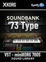 TPL006 - Soundbank Type73 - miniKORG 700S VST ( 64 presets )