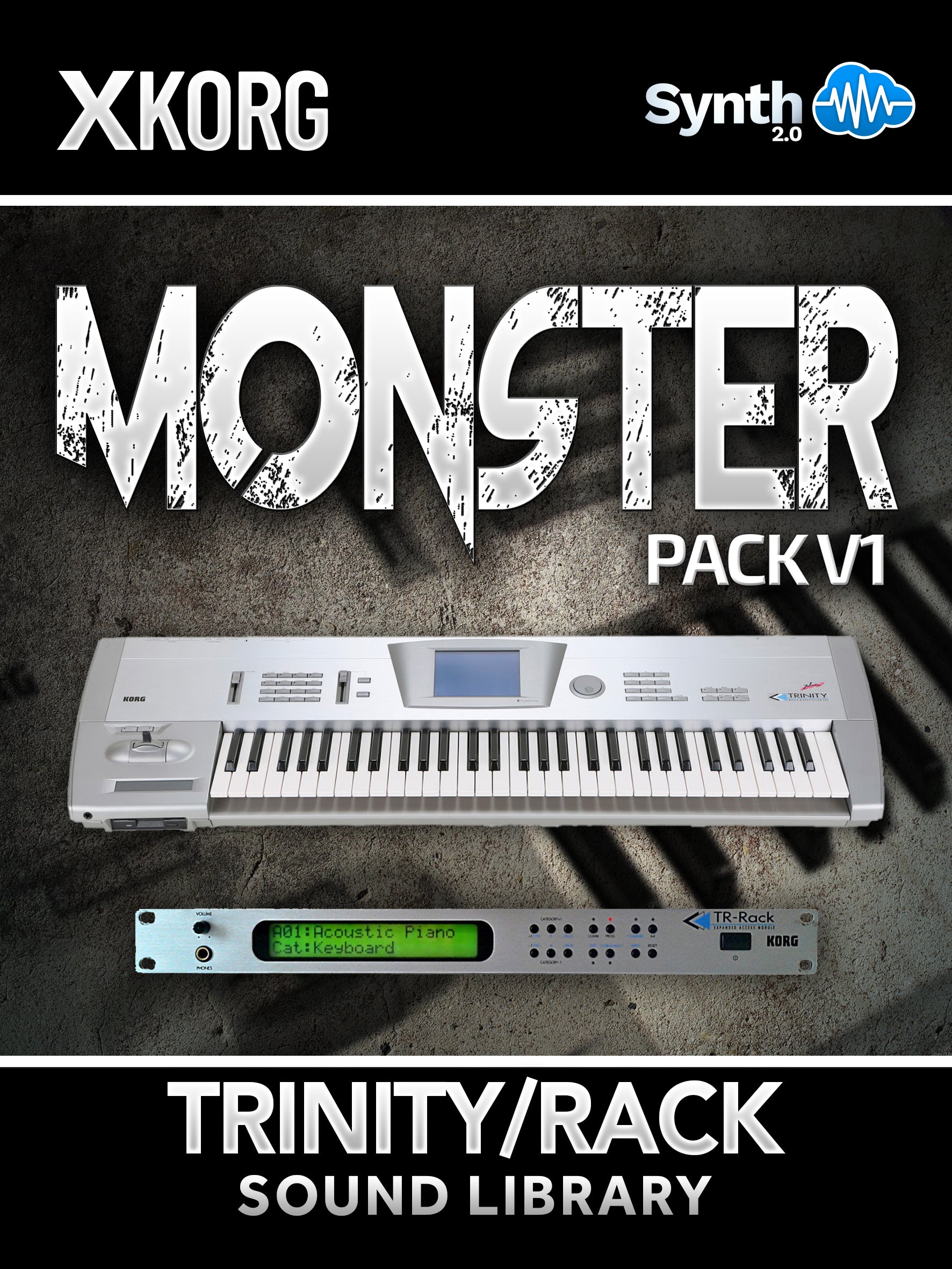 LDX022 - Monster Pack V1 - Korg Trinity / Rack ( 50 presets )