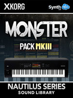 SCL207 - ( Bundle ) - Monster Pack S4K + Monster Pack MKIII - Korg Nautilus