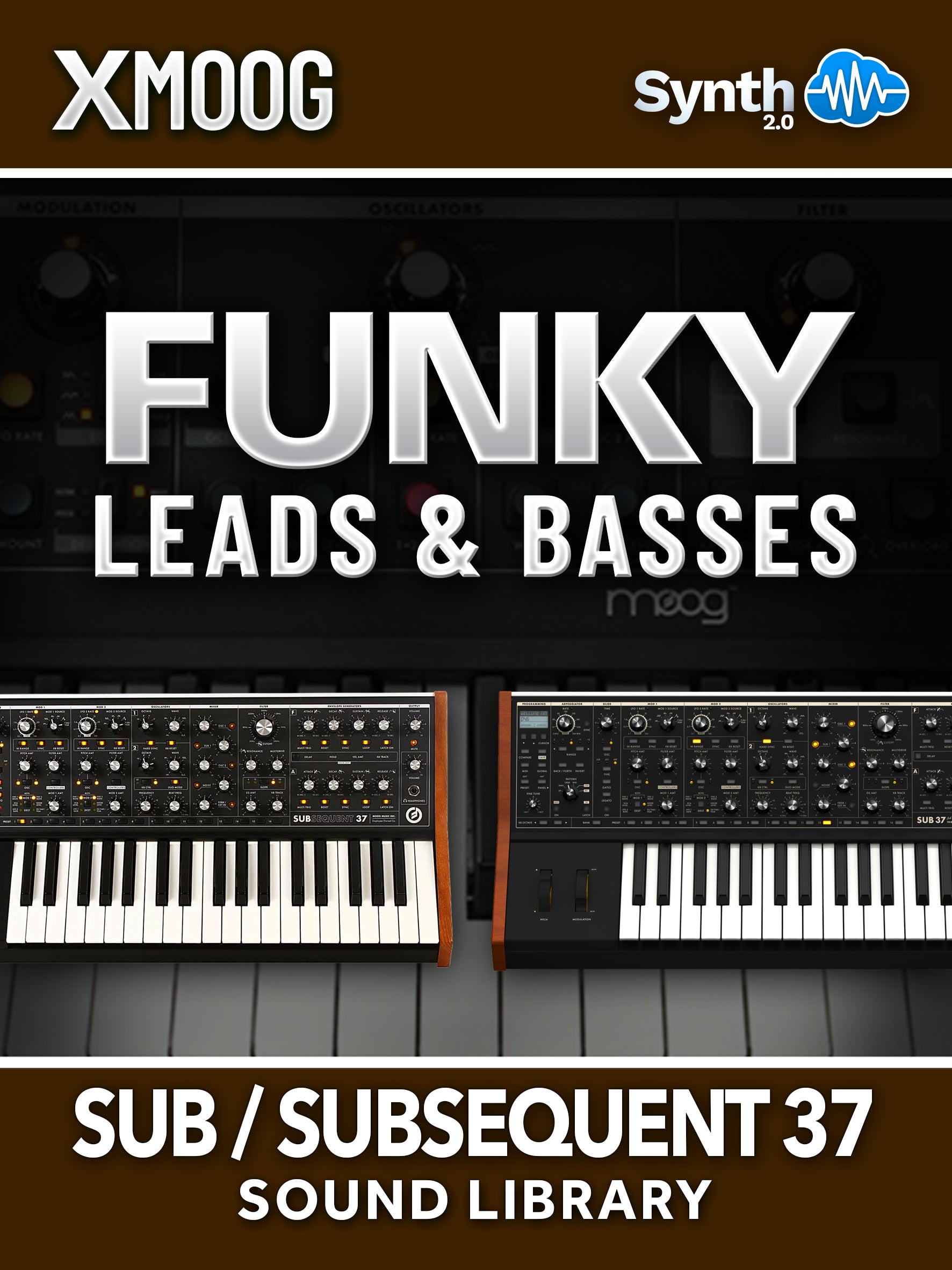 APL015 - Funky Leads & Basses - Moog Sub 37 / Subsequent 37 ( 62 presets )
