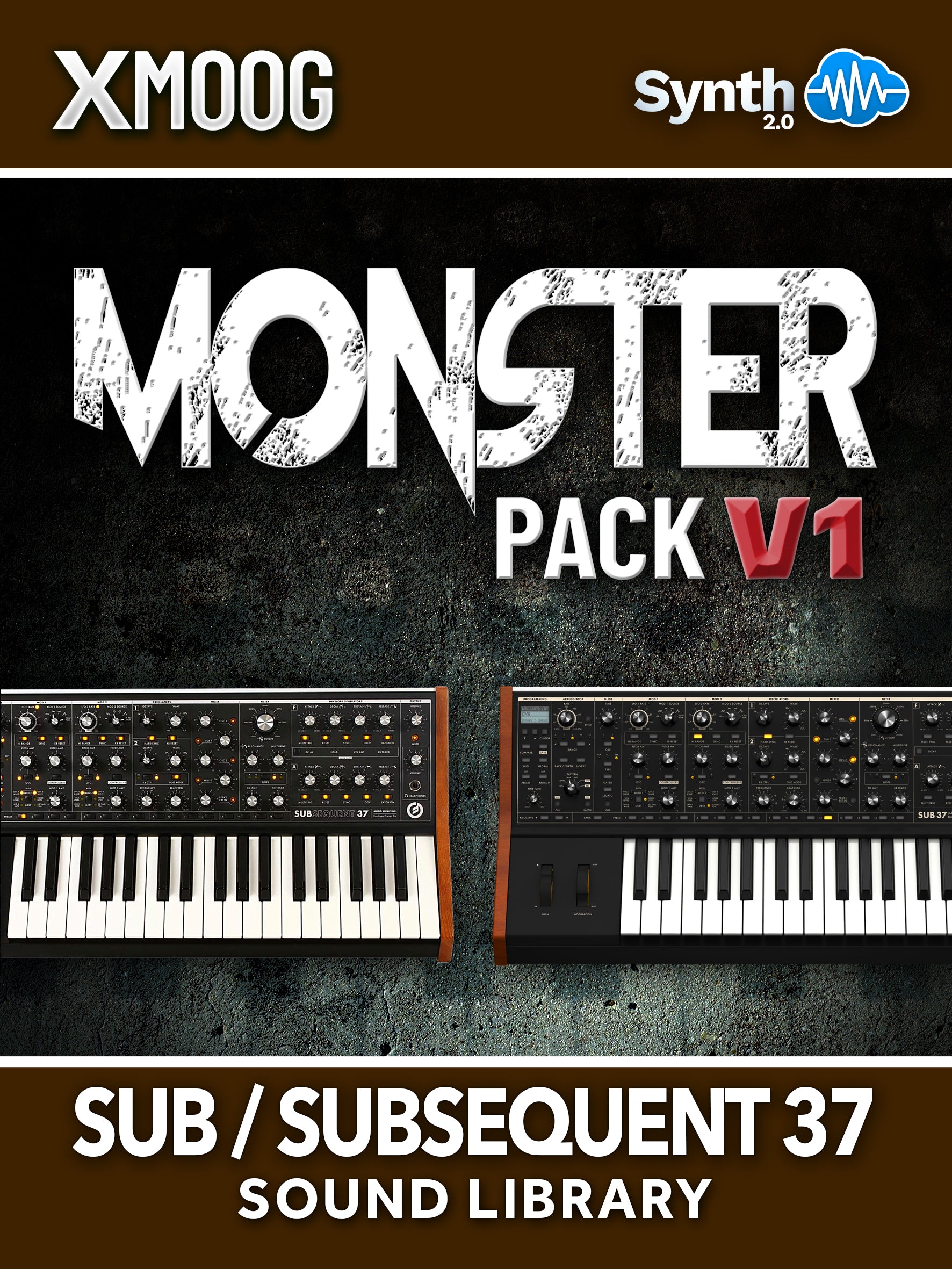 SCL380 - Monster Pack V1 - Moog Sub 37 / Subsequent 37 ( over 230 presets )