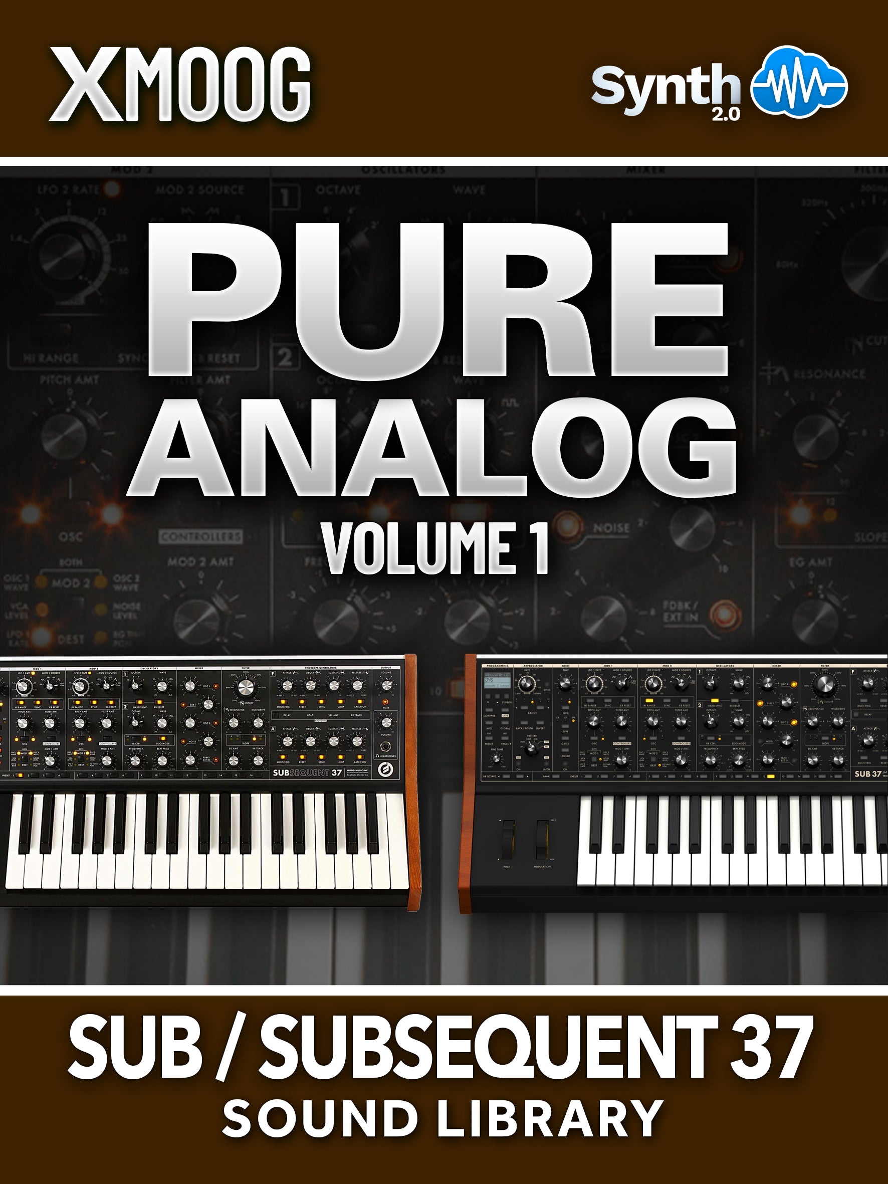 DVK021 - Pure Analog Vol.1 - Moog Sub 37 / Subsequent 37 ( 16 presets )