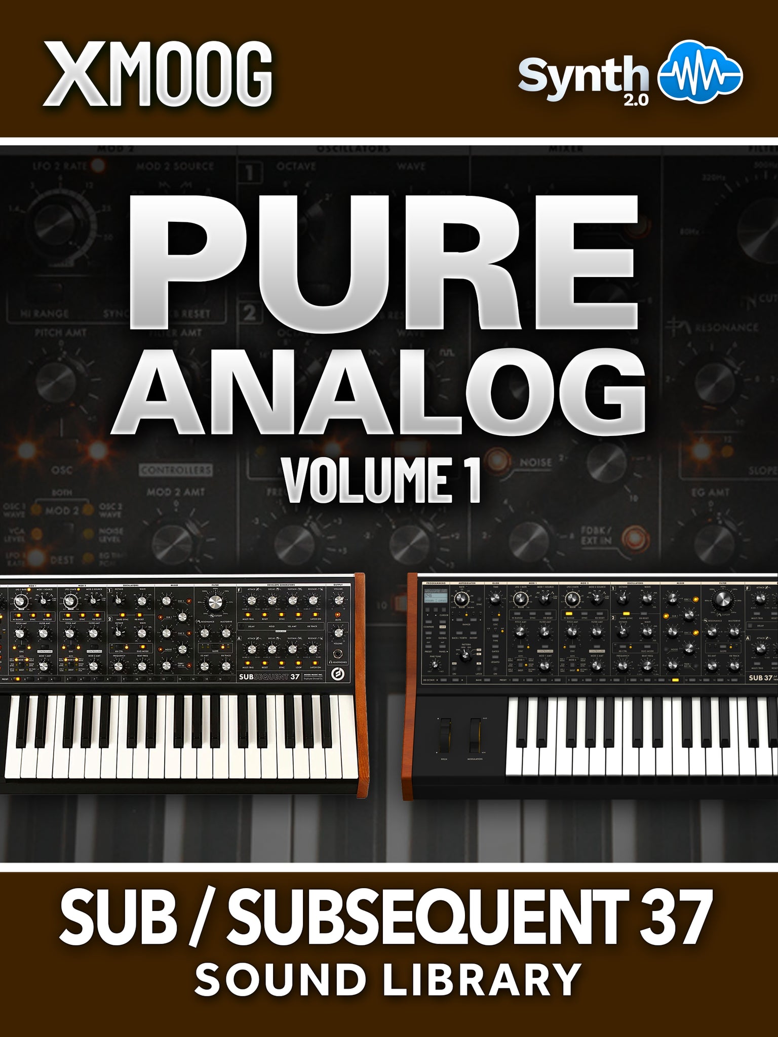DVK021 Pure Analog Vol.1 Moog Sub 37 / Subsequent 37 Synthcloud di