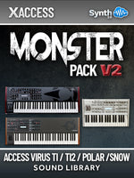 LDX186 - ( Bundle ) - Monster Pack V2 + Producer Evolution - Access Virus TI / TI2 / Polar / Snow