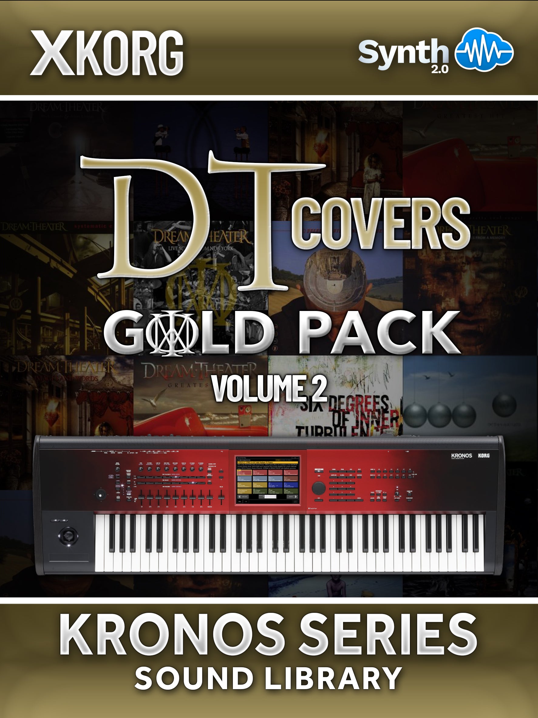 SCL203 - ( Bundle ) - DT Covers Gold Pack V2 + Symphony Pack - Korg Kronos Series