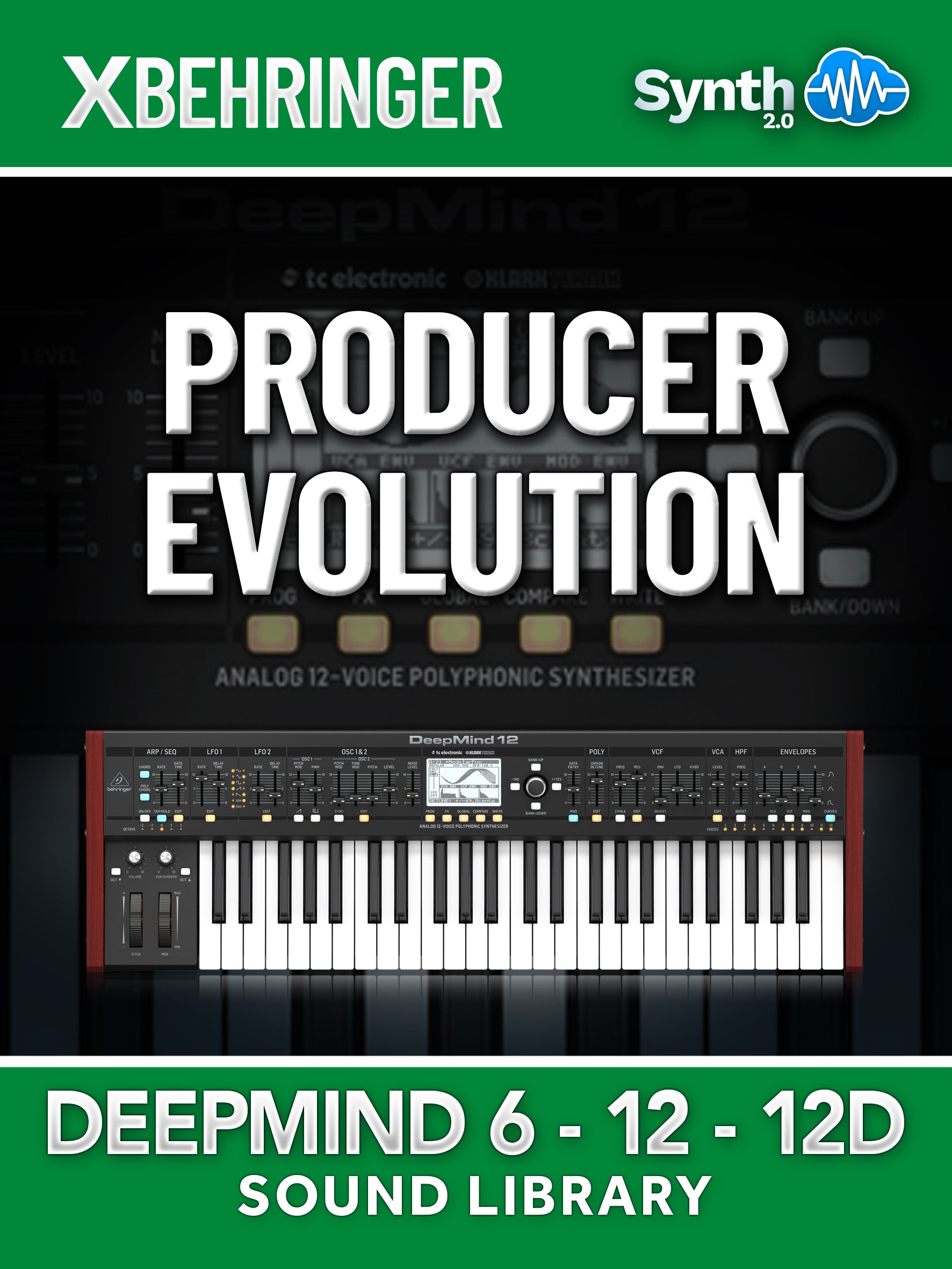 LDX179 - Producer Evolution - Behringer Deepmind 6 / 12 / 12D ( 100 presets )