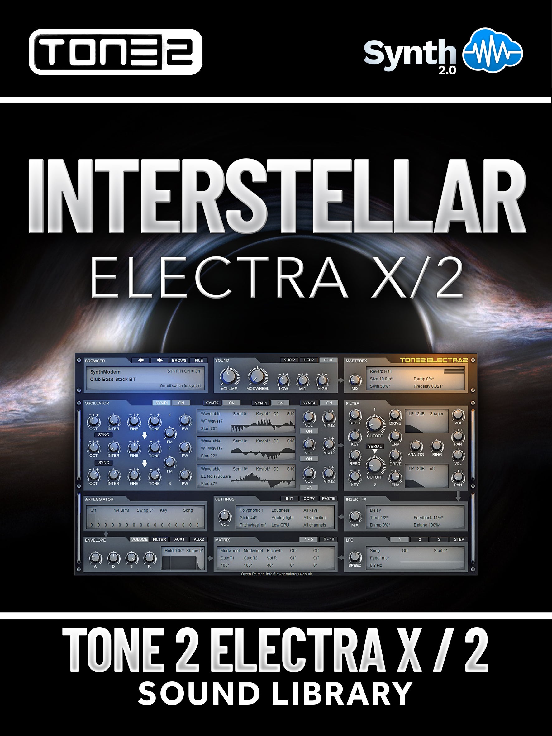 SCL144 - Electra X / 2 Interstellar - Tone 2 Electra X / 2 ( 40 presets )