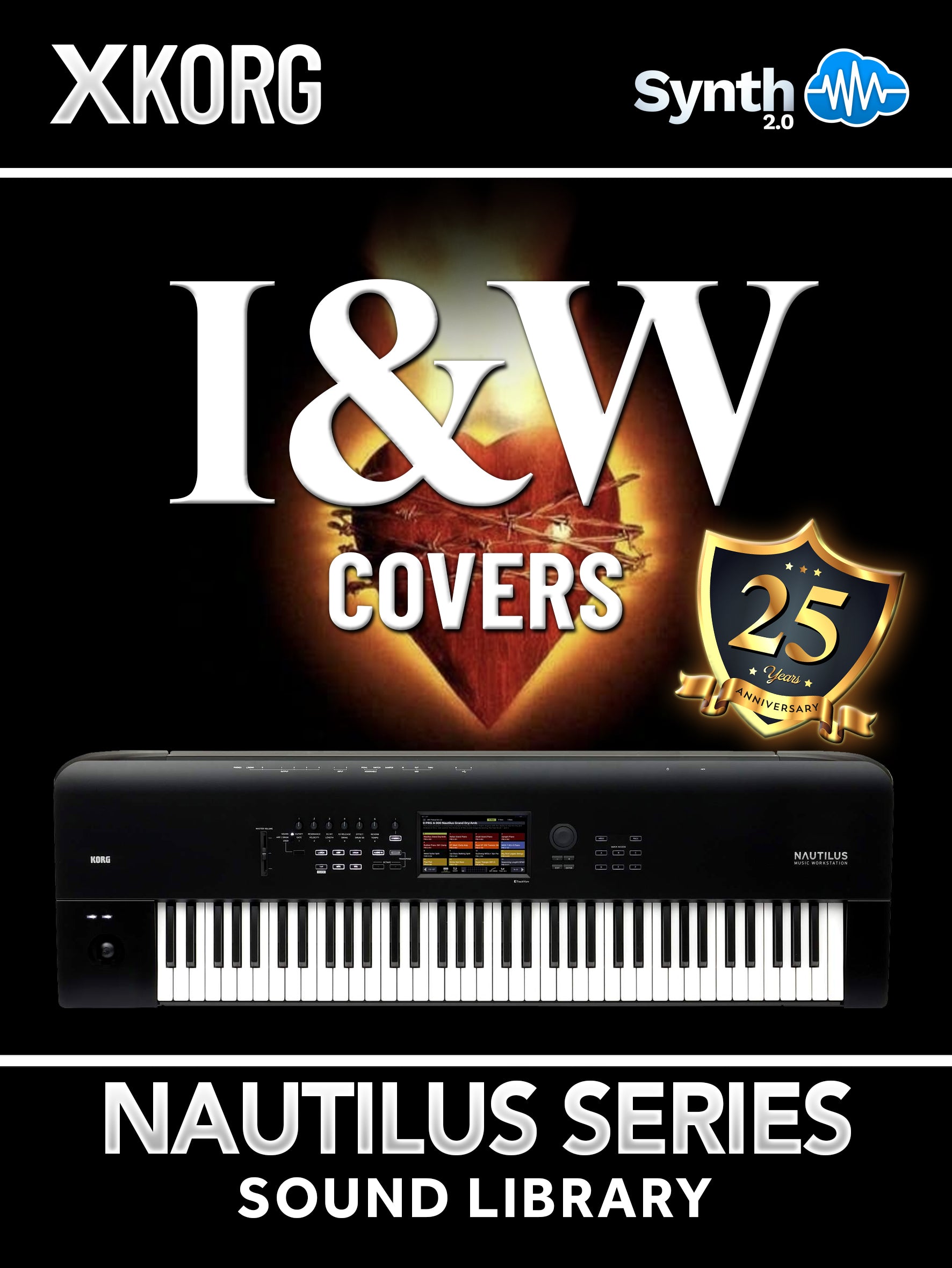 SSX139 - ( Bundle ) - I&W Covers / 25th Anniversary + Super JD8 Reloaded - Korg Nautilus Series