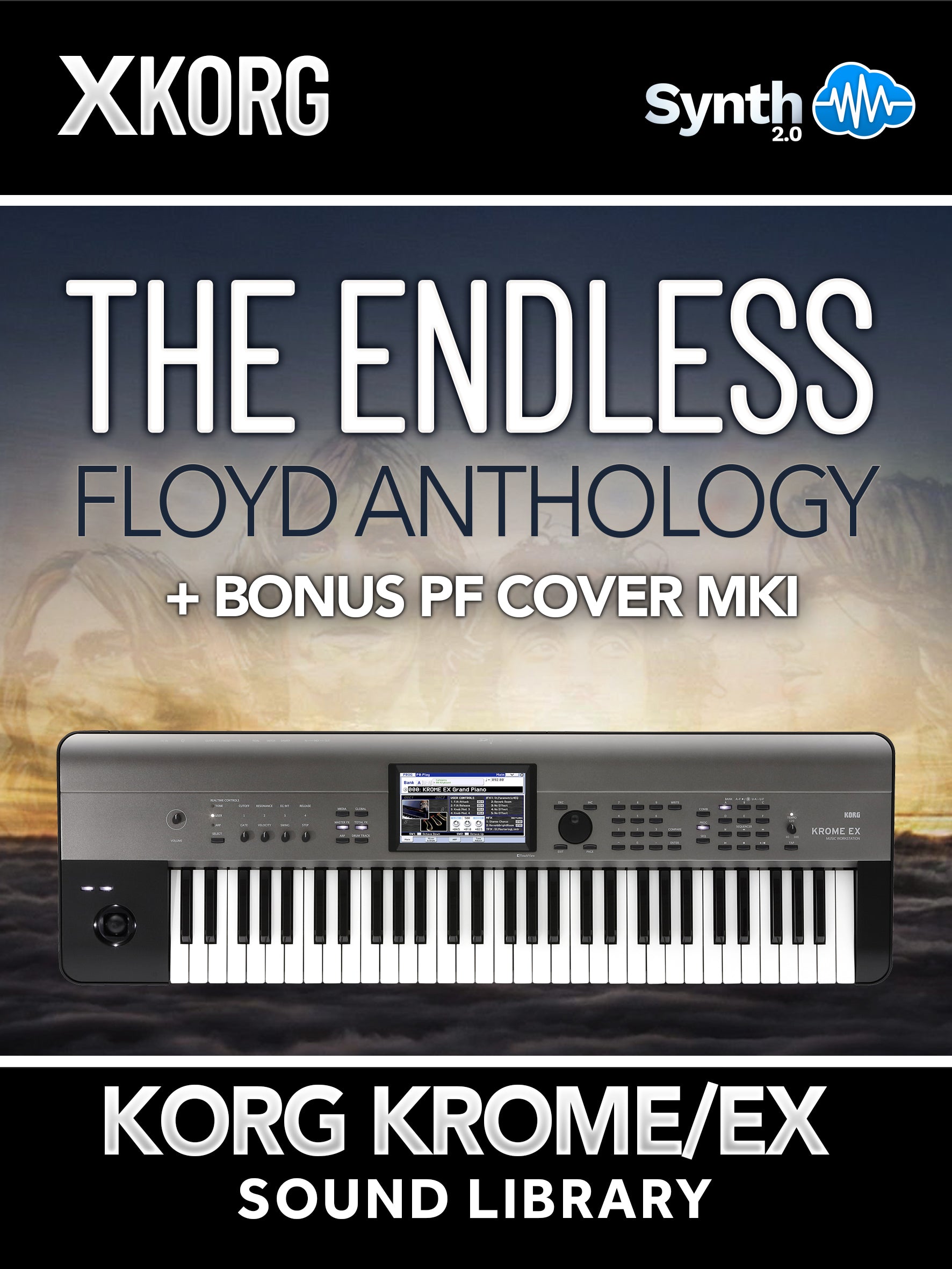 SSX118 - The Endless Floyd Anthology + Bonus PF Cover MKI - Korg Krome / Krome Ex ( 70 presets )