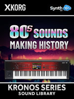 SCL408 - ( Bundle ) - 80s Sounds - Making History + 85 Sounds - Making History Vol.1 - Korg Kronos