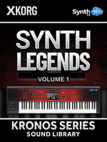SLG001 - Synth Legends V1 - Korg Kronos Series ( 34 sounds )