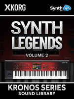 SLG002 - Synth Legends V2 - Korg Kronos Series ( 34 sounds )
