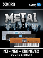SCL008 - Metal Collection - KORG M3 / M50 / Krome / Krome Ex