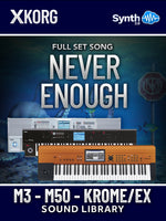 STZ027 - Full set "NEVER ENOUGH" - KORG M3 / M50 / Krome / Krome Ex
