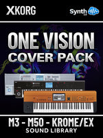 LDX169 - One Vision V.2 Cover Pack - Korg M3 / M50 / Krome / Krome Ex