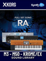 STZ004 - Full set "RA" - KORG M3 / M50 / Krome / Krome Ex