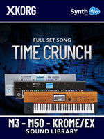 STZ002 - Full set "TIME CRUNCH" - KORG M3 / M50 / Krome / Krome Ex