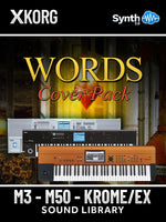 LDX092 - Words Cover Pack - Korg M3 / M50 / Krome / Krome Ex