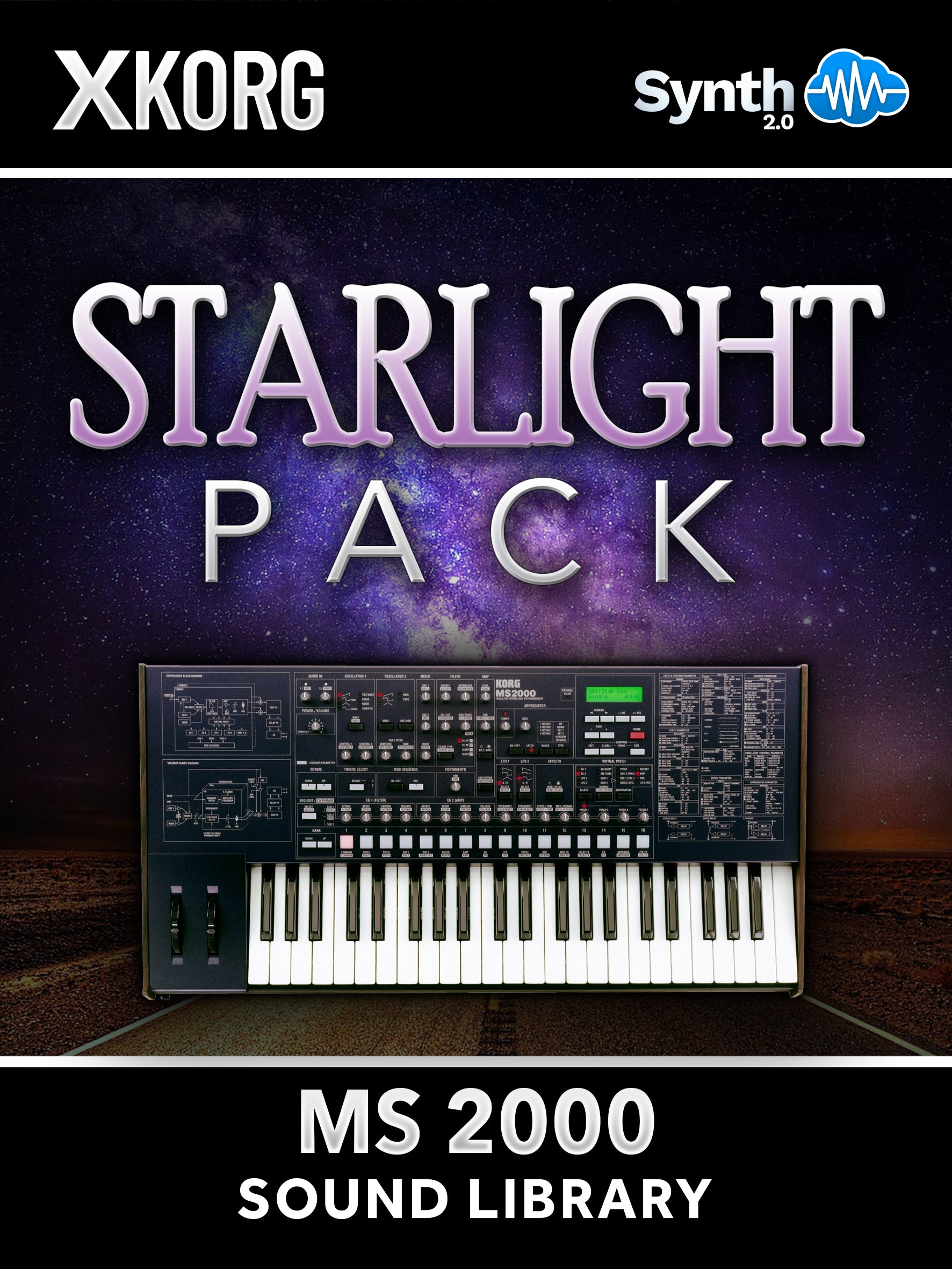 LDX017 - Starlight Pack - Muse Covers - Korg MS-2000 ( 10 presets )