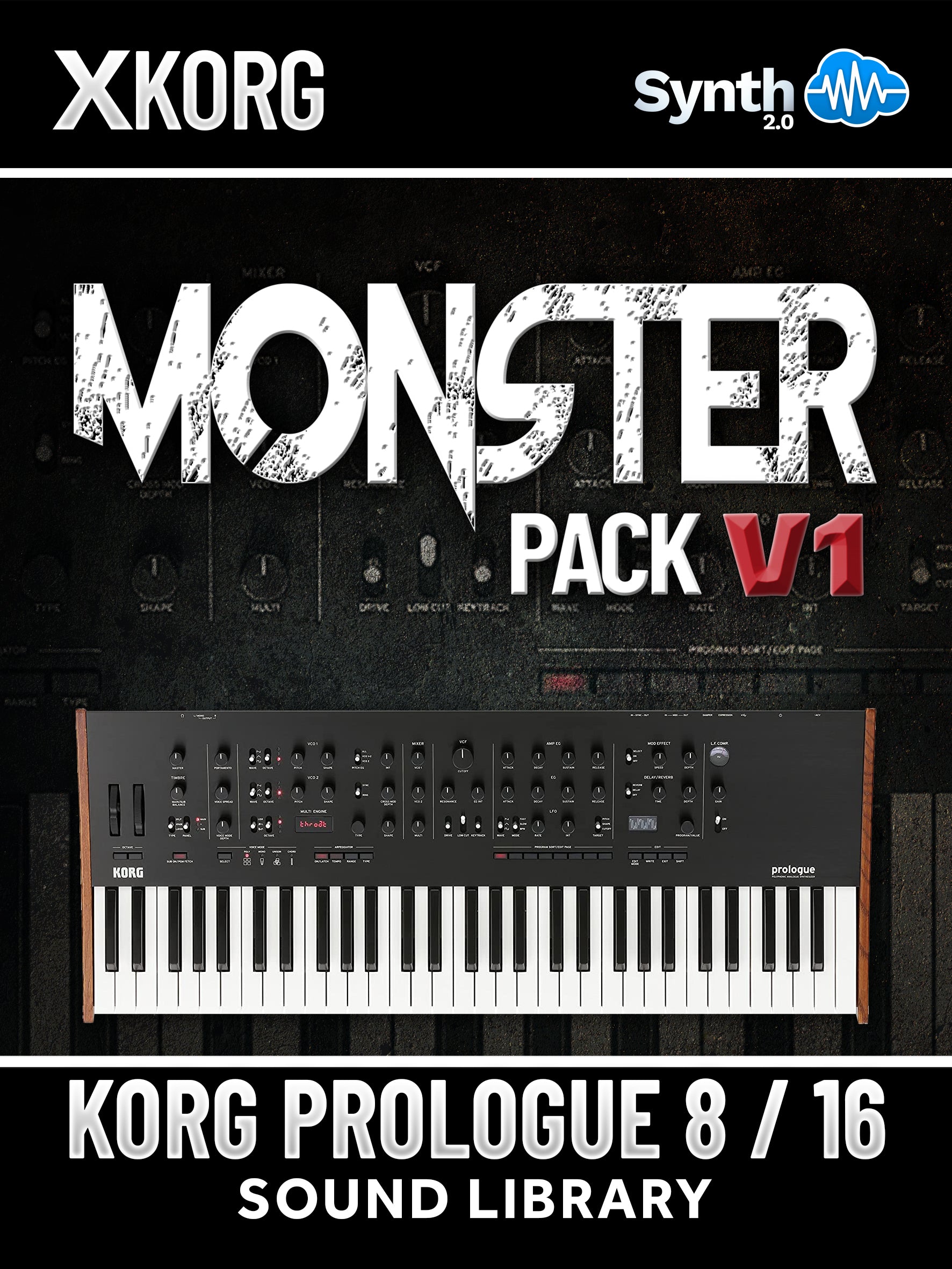 SCL090 - Monster Pack V1 - Korg Prologue 8 / 16 ( 157 presets )