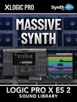 SWS017 - Massive Synth - Logic Pro X Mainstage ES2 ( 41 presets )